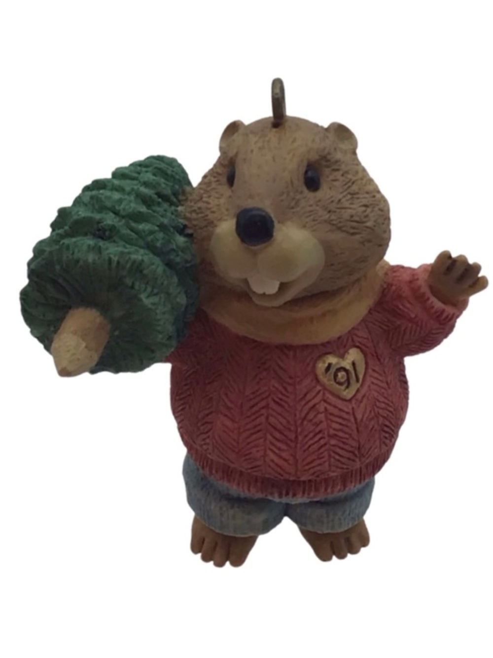 Hallmark 1991 “Yule Logger” Christmas Ornament